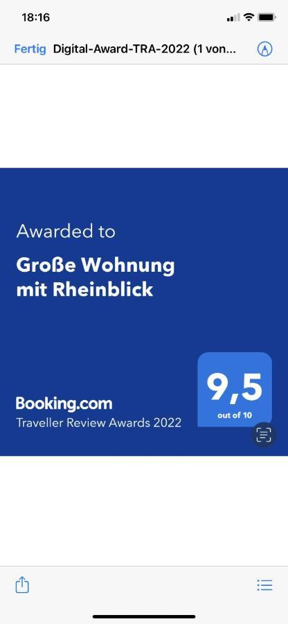 Grosse Wohnung Mit Rheinblick Boppard Eksteriør billede