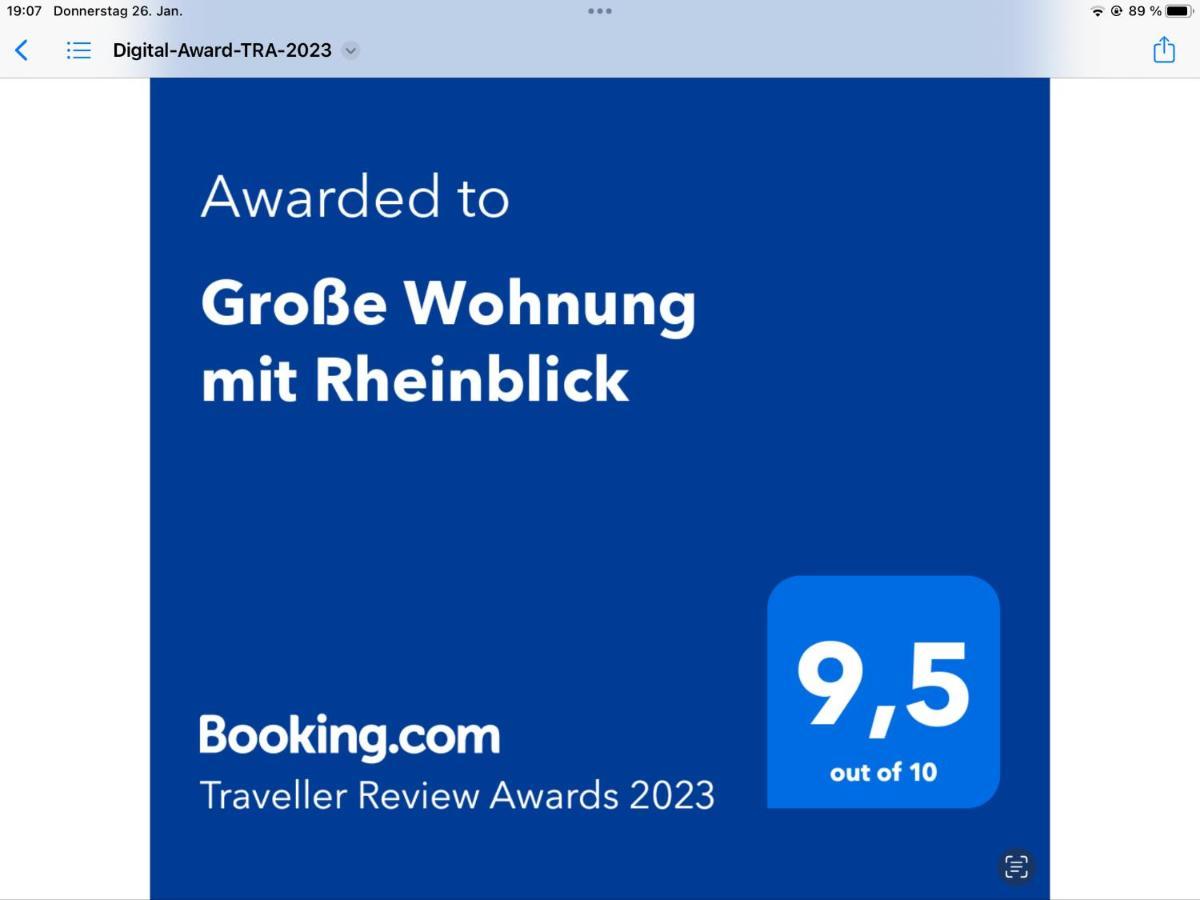 Grosse Wohnung Mit Rheinblick Boppard Eksteriør billede